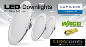 luxcomb downlights LED