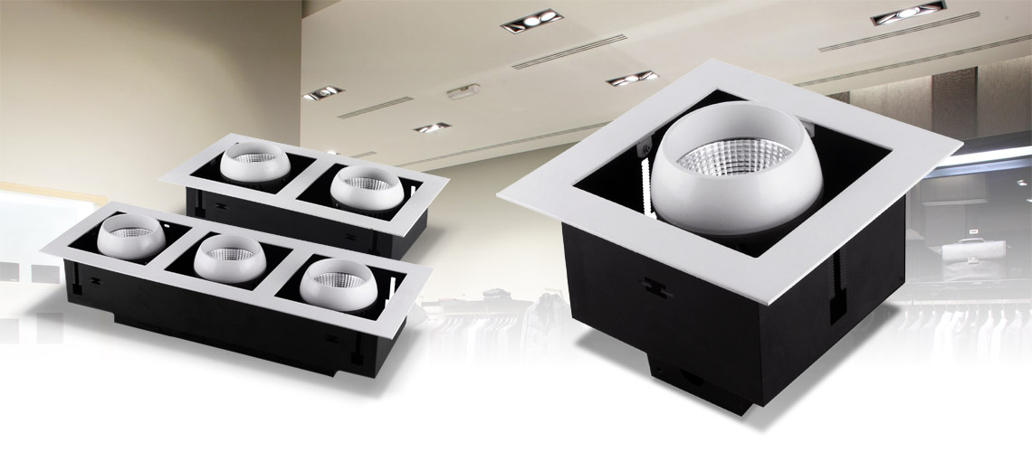 LED spots recessed Luxcomb