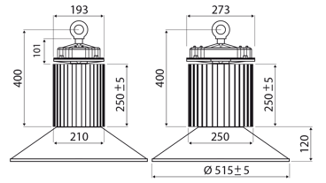 LUXCOMB HB 200W dim