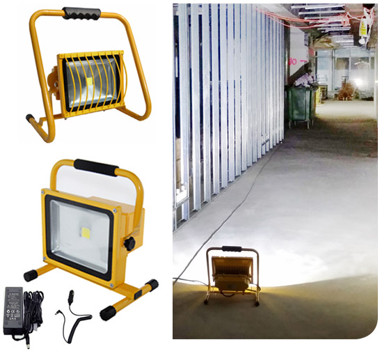 LUXCOMB portable LED Floodlight 37-60W